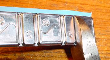 Cutting the lead strips